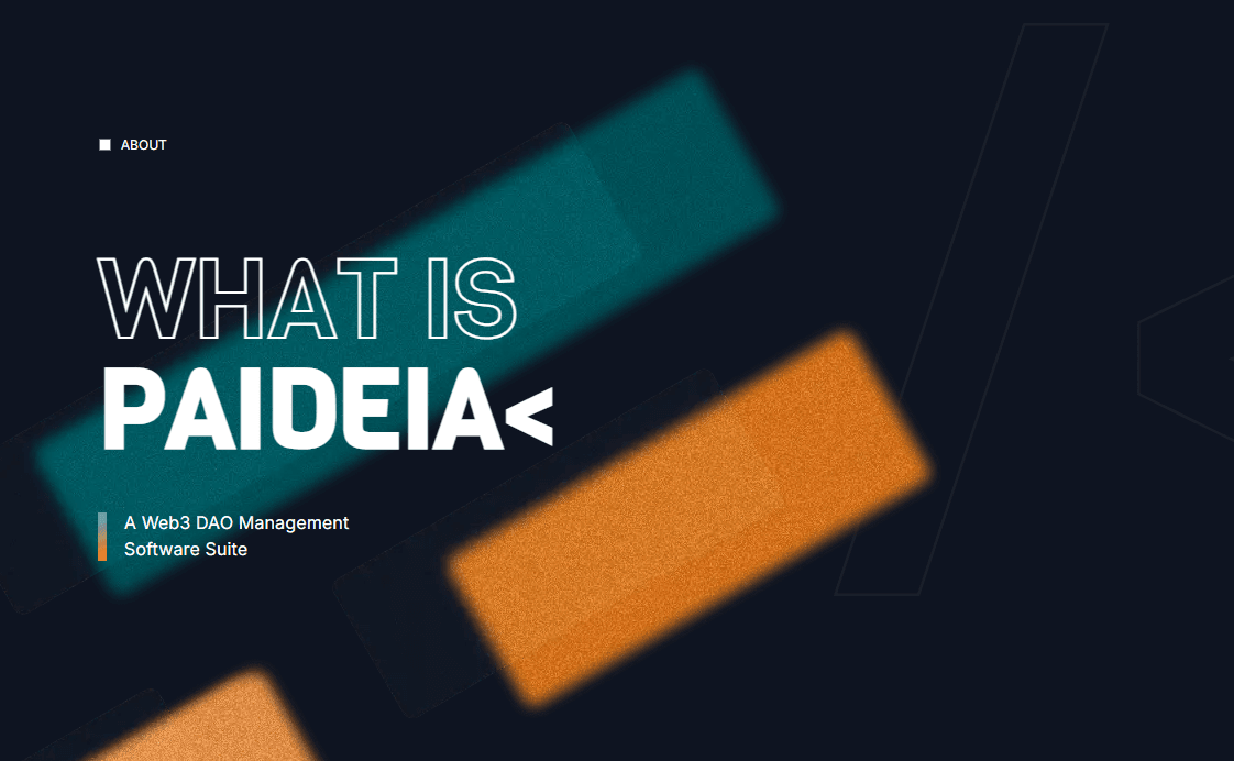 Paideia - DAO Management Software Suite screenshot 1